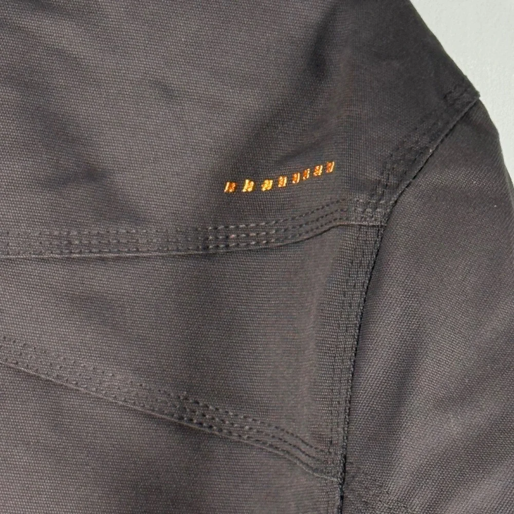 Ariat Rebar DuraCanvas Sherpa Lined Coat Mens XL Tall Iron Grey Work Jacket New